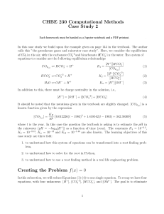 CHBE230 Python CaseStudy2