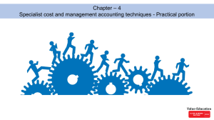 Throughput Accounting Chapter 4