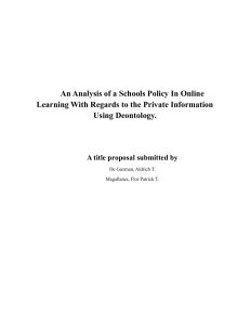 Online Learning Privacy Policy Analysis