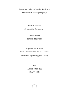 Operations Management in Modern Organizations