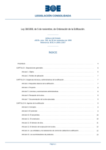 Ley 38/1999: Texto Consolidado de la Ordenaci&oacute;n de la Edificaci&oacute;n