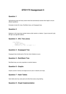 DTD117V Assignment 3: Data Structures