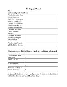 Macbeth Act 1 Scene 1 Worksheet