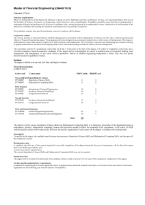 Master Financial Engineering handbook entry