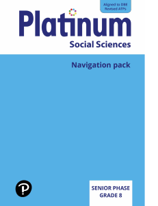 Grade 8 Social Sciences Navigation Pack