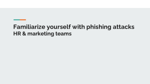Phishing Awareness Training for HR & Marketing Teams