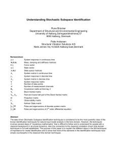Understanding Stochastic Subspace Identification