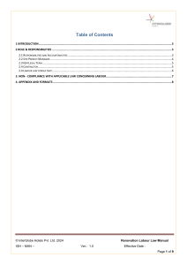 Renovation Labour Law Manual for Contractors
