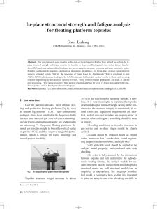 In-Place Structural Strength & Fatigue Analysis for Floating Platform Topsides