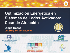 Optimizaci&oacute;n Energ&eacute;tica en Sistemas de Lodos Activados: Aireaci&oacute;n