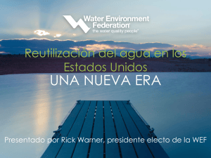 Reutilizaci&oacute;n del agua en EE. UU.: Una nueva era