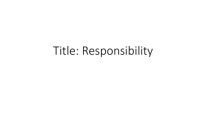 Responsibility: Mr Birling Analysis in An Inspector Calls Study Guide