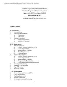 EECS Graduate Program Policies & Procedures | UC Merced