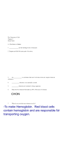 Chemistry of Life Study Guide Chapter 2