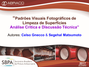 Padr&otilde;es Visuais de Limpeza de Superf&iacute;cies: An&aacute;lise T&eacute;cnica