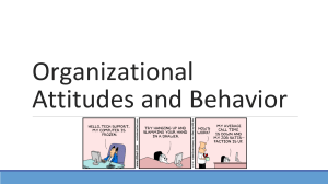Organizational Attitudes and Behavior: I-O Psychology Guide