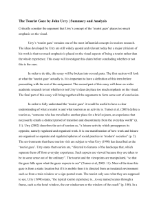 The Tourist Gaze by John Urry: Summary & Analysis