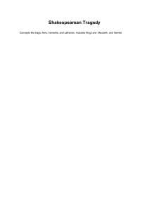 Shakespearean Tragedy: Concepts & Examples