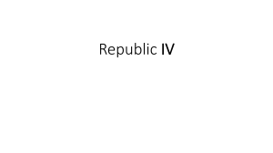 Plato's Republic Book IV Summary