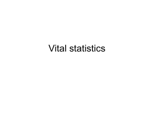Vital Statistics Textbook