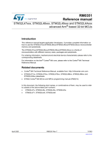STM32L47xxx Reference Manual - 1903 pages