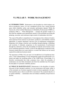 CMRP Work Management: Maintenance Principles & Strategies