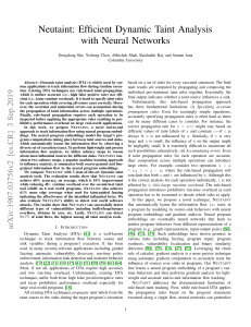 Neutaint: Efficient Dynamic Taint Analysis with Neural Networks