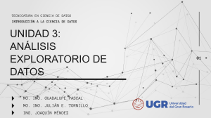 Unidad 3: An&aacute;lisis Exploratorio de Datos - Tecnicatura en Ciencia de Datos