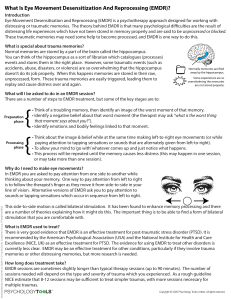 What Is EMDR? A Guide to Eye Movement Desensitization and Reprocessing