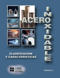 Manual de Acero Inoxidable: Clasificaci&oacute;n y Caracter&iacute;sticas