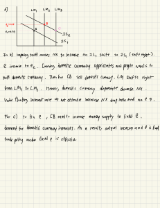 IS-LM Model & Exchange Rates: Tariff Analysis