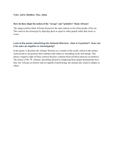 Analyzing Stereotypes in Historical Representations of Black Africans