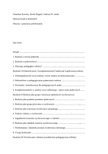 Pedagogika Rodziny: Obszary i panorama problematyki
