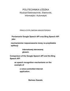 Comparison of Google and Bing Speech APIs for Voice-Controlled Web Apps