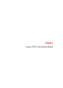 HTML5 Curso W3C - Guia Completo