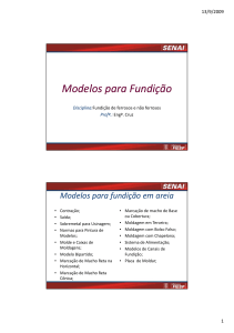 Modelos para Fundi&ccedil;&atilde;o: T&oacute;picos e Normas
