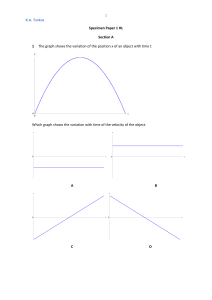 Physics Specimen Paper 1 HL by K.A. Tsokos