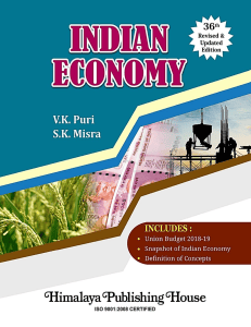 Indian Economy Textbook by Puri & Misra