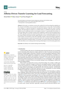 Affinity-Driven Transfer Learning for Load Forecasting