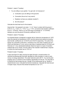 Heat Transfer Practice Problems: Engineering Calculations