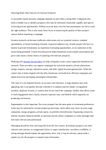 Selecting Better Data Sources for Investor Outreach