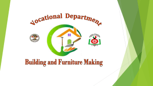 Built Environment Lesson Plan - Building & Furniture Making