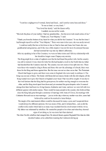 Henry VIII's Court: A Historical Narrative