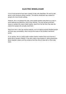 Electric Wheelchair: Benefits and Issues