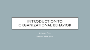 Introduction to Organizational Behavior Textbook