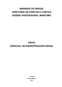 Manual EROG Operador de R&aacute;dio Geral da Marinha do Brasil