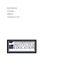 Competencies for 3-4 Year Olds: Early Math Development