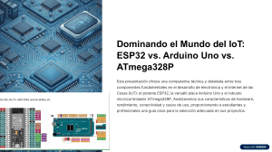 Comparativa ESP32 vs Arduino Uno vs ATmega328P para IoT