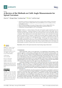 Cobb Angle Measurement Review for Spinal Curvature