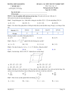Examen de matem&aacute;ticas de bachillerato Vietnam